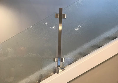 Interior Frosted Glass Railing System